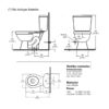 SALA RAPID JET PREMIUM BLANCA C-30 TREBOL 5 PIEZAS (BOTÓN) - Imagen 3