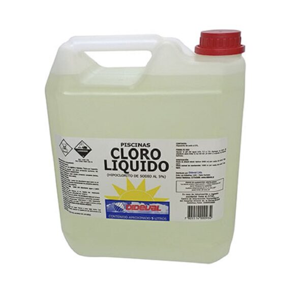 CLORO PISCINA CONCENTRADO 10 LITROS DIDEVAL - Imagen 2