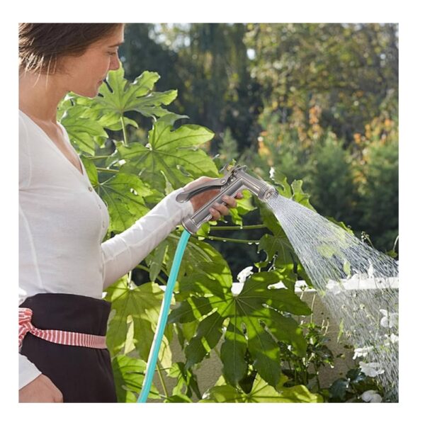 PISTOLA RIEGO GARDEN TOOLS HL183 PLAST METAL 2 FUNC CON UNION - Imagen 2