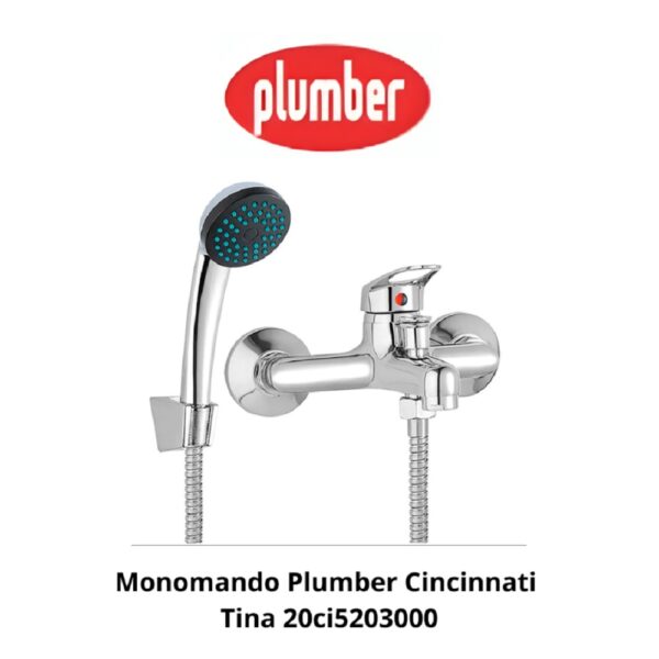 Monomando Tina Ducha Plumber Cincinati (20CI5203000) Mosaico - Imagen 2