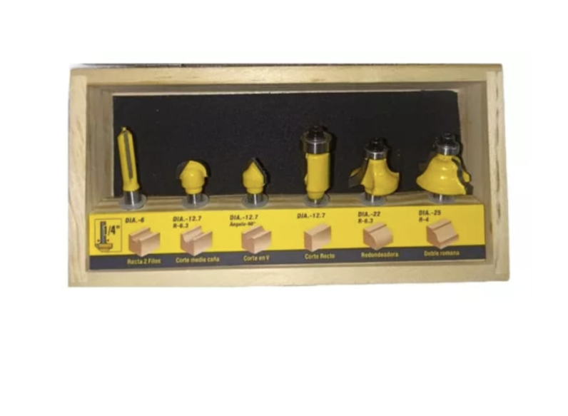 CUCHILLO TUPI JUEGO 6 PZAS. UYUSTOOLS CQT006