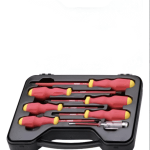 DESTORNILLADOR JGO ELECT. M/ROJO 7PZ STANLEY 65980