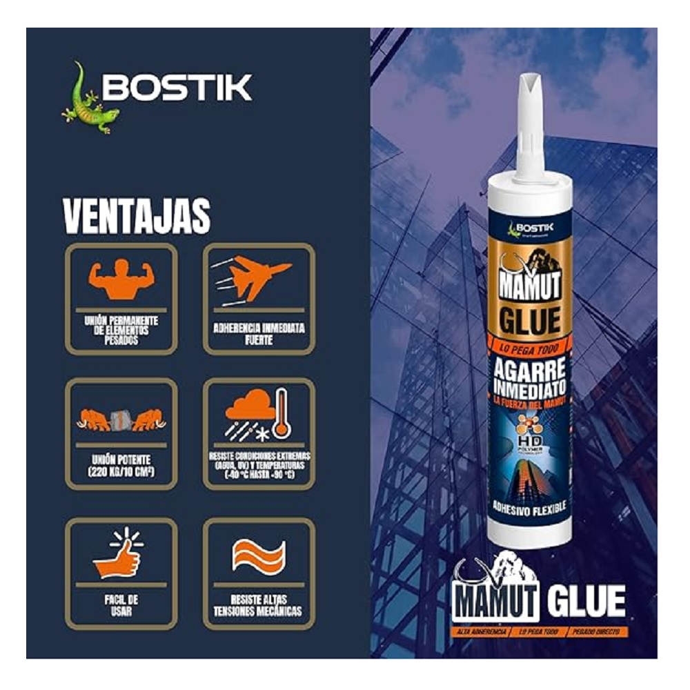 ADHESIVO MAMUT BLANCO 290ML BOSTIK - Imagen 4