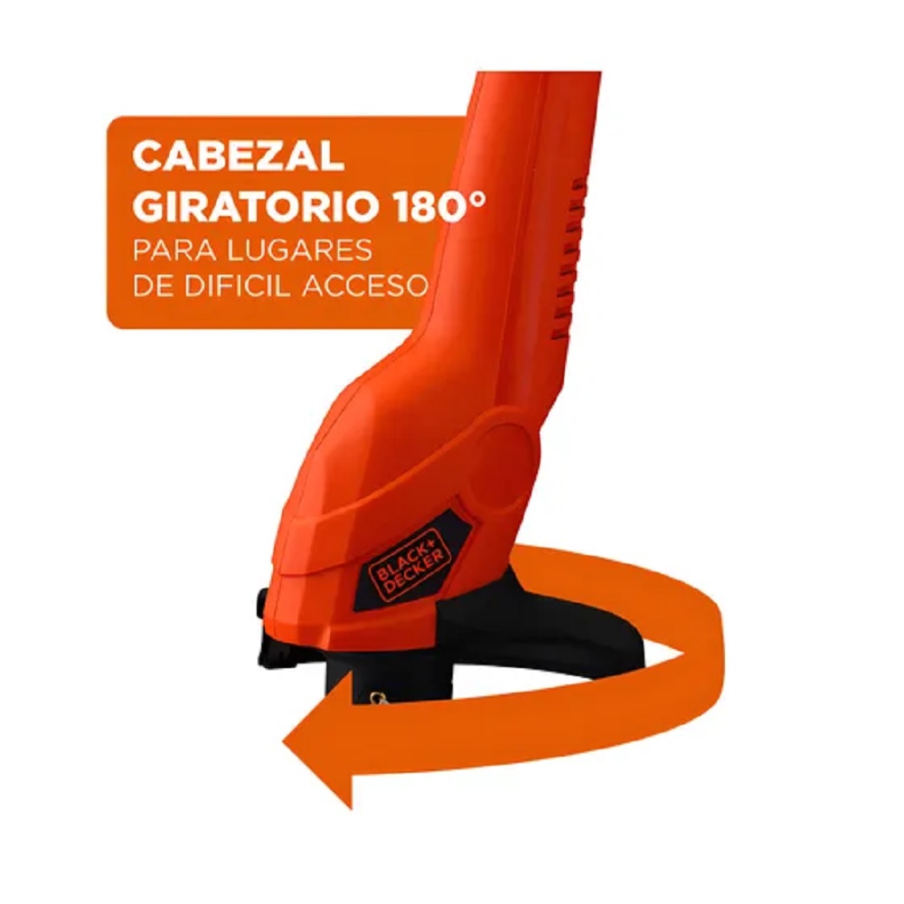 Kit orilladora 350W Black & Decker + 2 carretes + 2 Nylon - Imagen 4