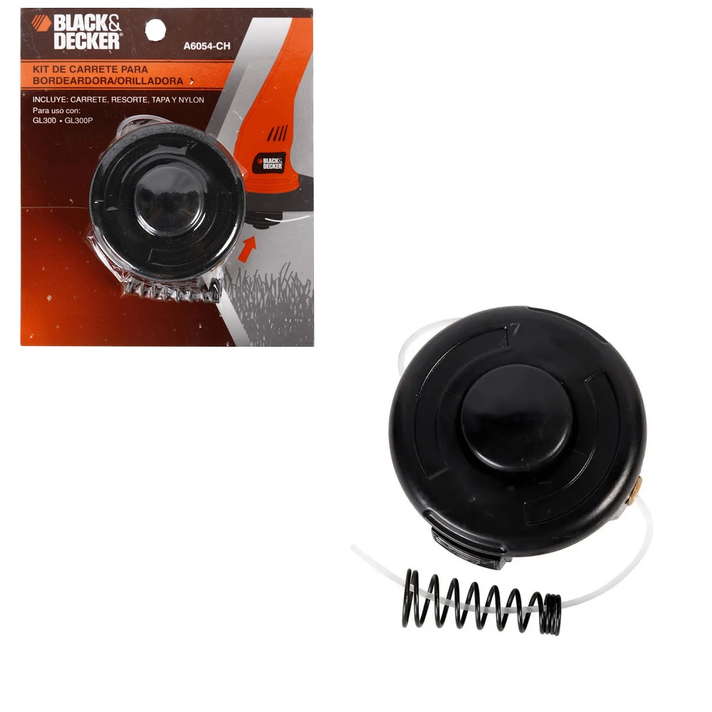 Kit orilladora 350W Black & Decker + 2 carretes + 2 Nylon - Imagen 2