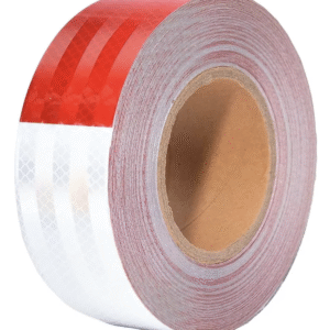 HUINCHA REFLECTANTE 50MMX45.72MT 3M (ROJO-BLANCO)