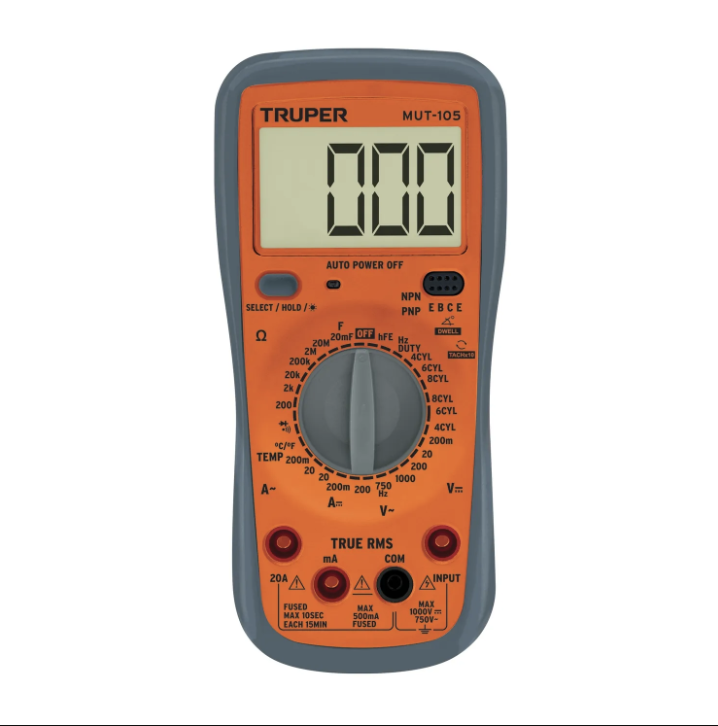 TESTER DIGITAL MOD. MUT-105 TRUPER AUTOMOTRIZ