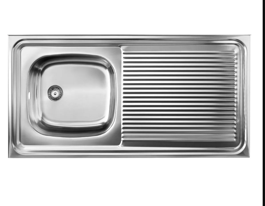LAVAPLATO AC.INOX 100MM 1 CUBET SEC.DER 1 PERF.