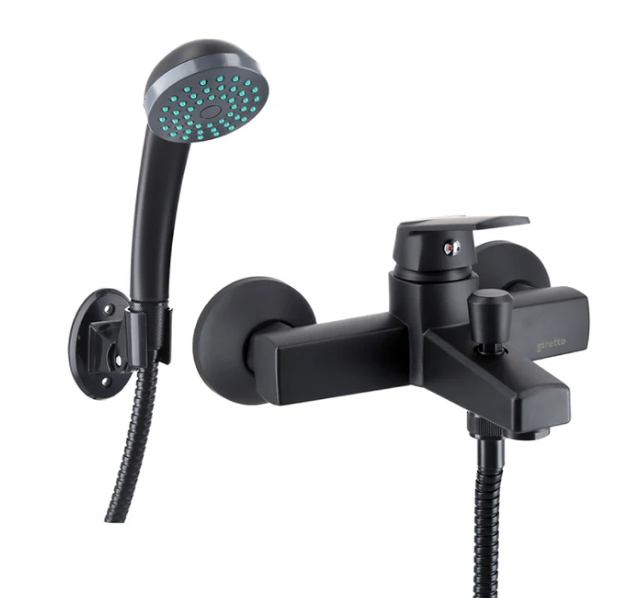 MONOM.TINA DUCHA MODENA NEGRO MATE STR 20MD5203420