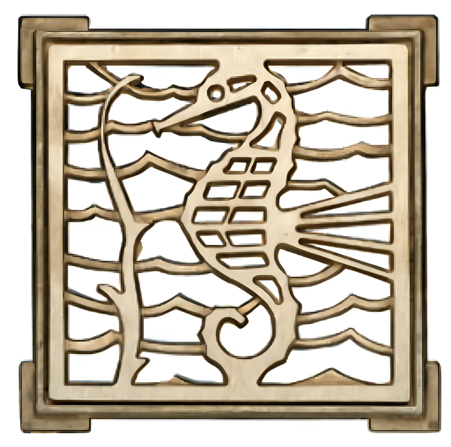 REJILLA PILETA BRONCE 110MM-4 CUADRADA