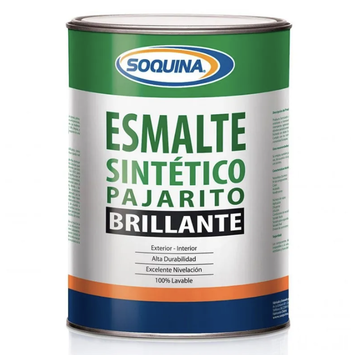 ESMALTE SINTETICO PAJ ROJO MANDARIN 1/4GL SOQUINA