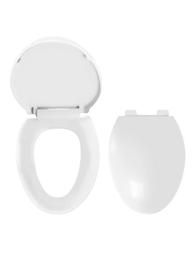 TAPA WC VICTORIA SOFT CLOSE ARO ELONGADO BLANCA FANALOZA