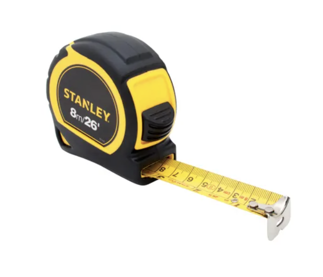 HUINCHA MEDIR STANLEY 8 MTS # 30626