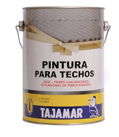 PINTURA TECHOS ROJO BASE AGUA TAJAMAR GL
