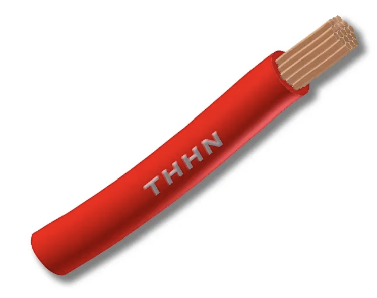 CABLE THHN 10 AWG ROJO (ROLLO=100M.T)