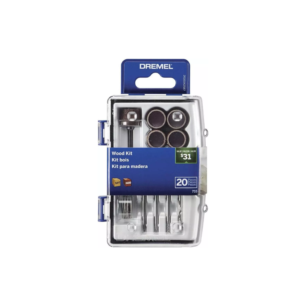 ACCESORIOS DREMEL20 PZAS. PARA MADERA