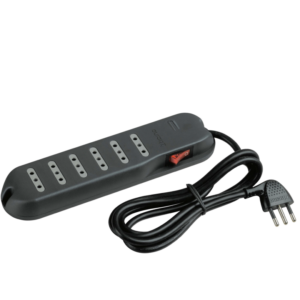 Alargador 3 Metros Zapatilla Negra con Interruptor Bticino S3630GBM3