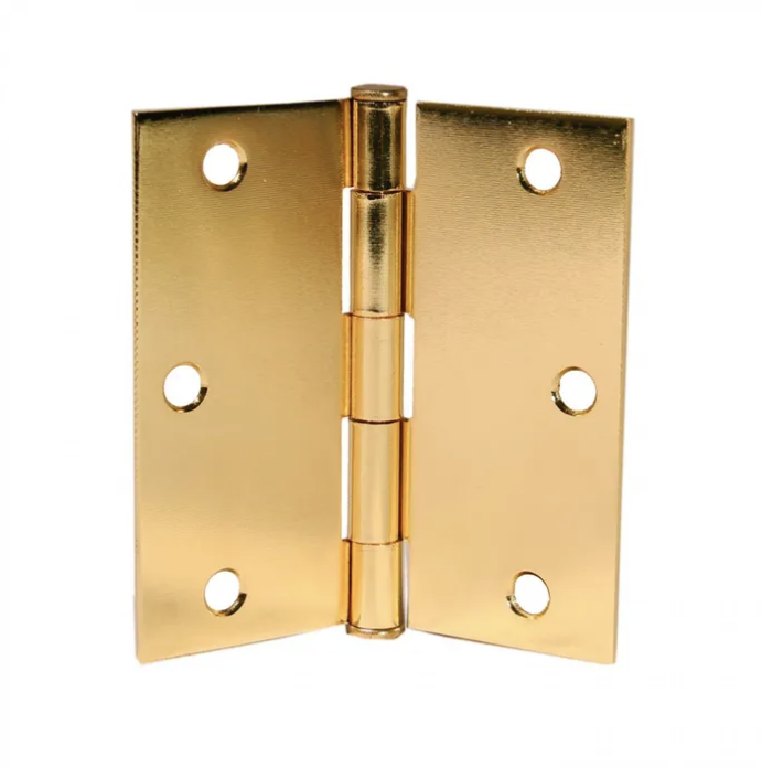 BISAGRA L86 3.1/2x3.1/2 A.LATON BLISTER 3 UNID