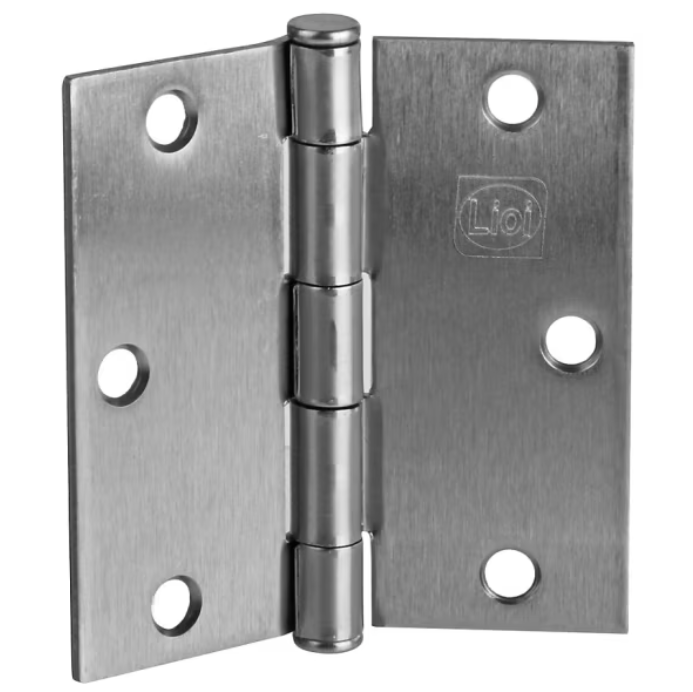 BISAGRA L88 3 X 3 A. NIQUEL SATINADO LIOI SET 2 UN