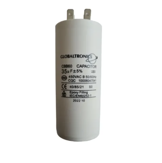 CONDENSADOR 35 MFD (PERMANENTE) RAP-1.5HP C/CABLE