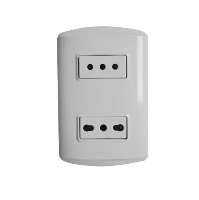 DOBLE 10A 10/15A EMBUT.MODUS BTICINO 1288BN