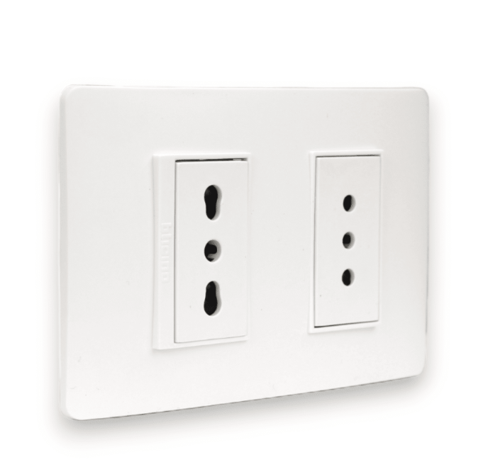 ENCHUFE DOBLE T10A.Y T16A. MOD-LUZICA PU1293