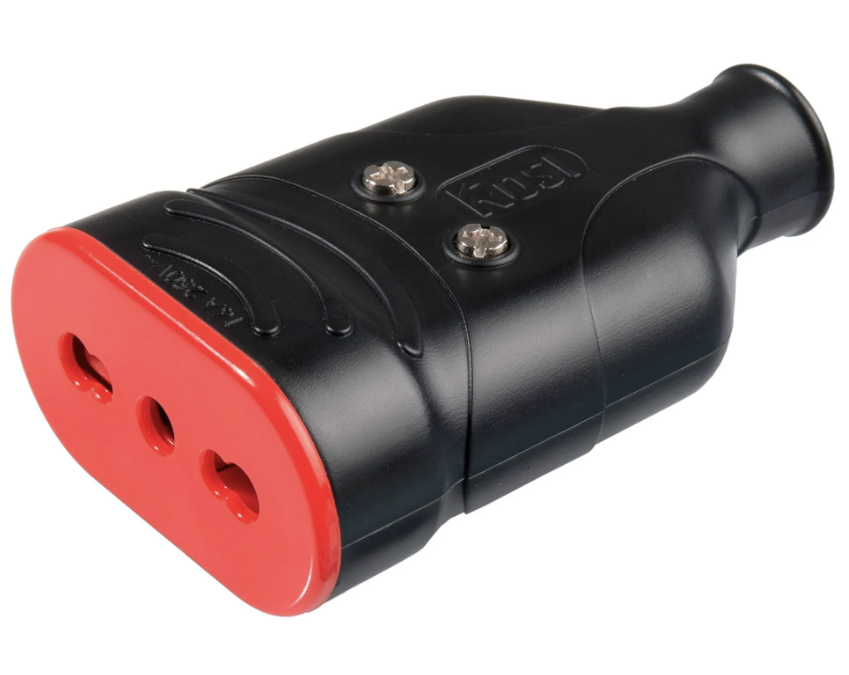 ENCHUFE HEMBRA VOLAN 2P+T 10/16A ROSI NEGR RS78206