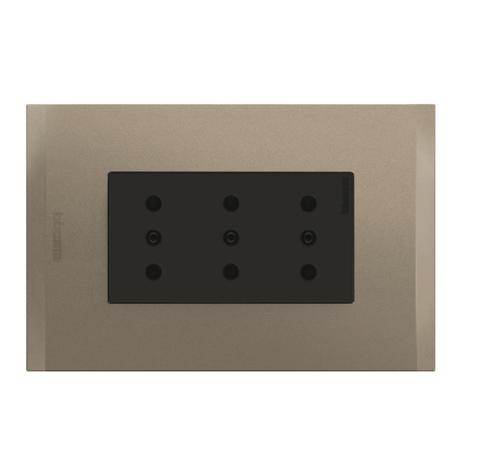 ENCHUFE TRIPLE 10ATERRA NOBILE BTICINO AF2113E3ATI