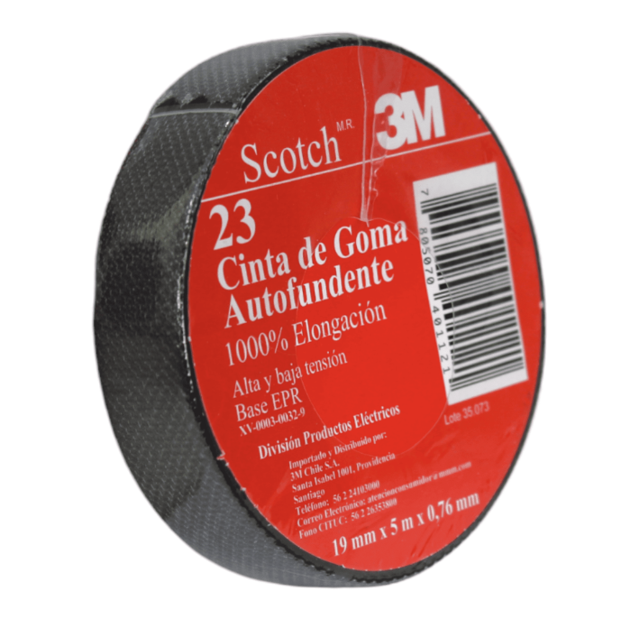 HUINCHA AISLADORA GOMA 5 MT 3M 23