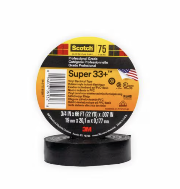 HUINCHA AISLADORA PLASTICA 20 MT SUPER 33 3M