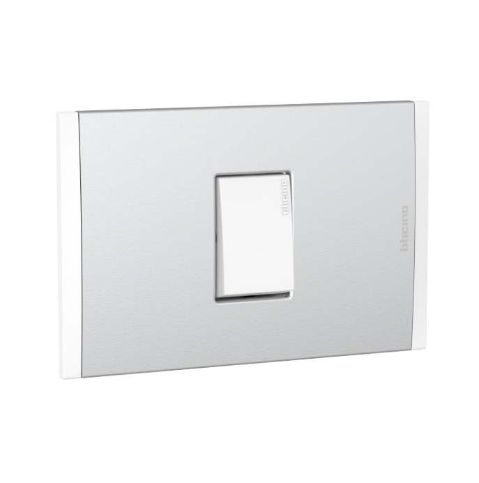 INTERRUPTOR 9/12 10A METAL ALUM BTICINO AF2100EBMN