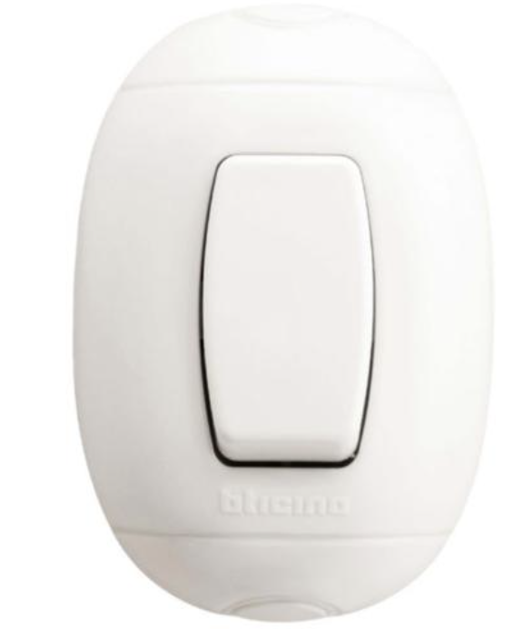 INTERRUPTOR 9/12 OVALADO SOBREPONER BTICINO P52B