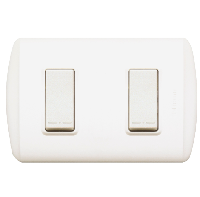 INTERRUPTOR 9/15 DOBLE EMBUT.MODUS BTICINO 1200BN