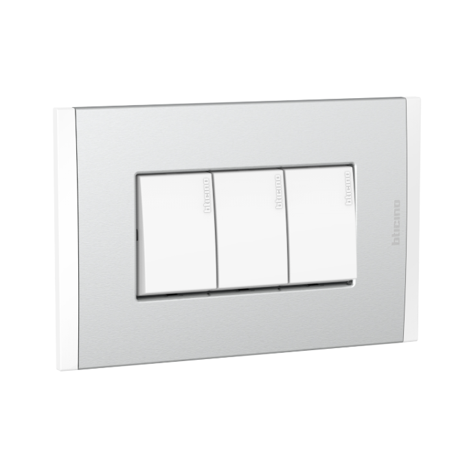 INTERRUPTOR 9/32 METAL ALUMINIO BTICINO AF2300EBMN