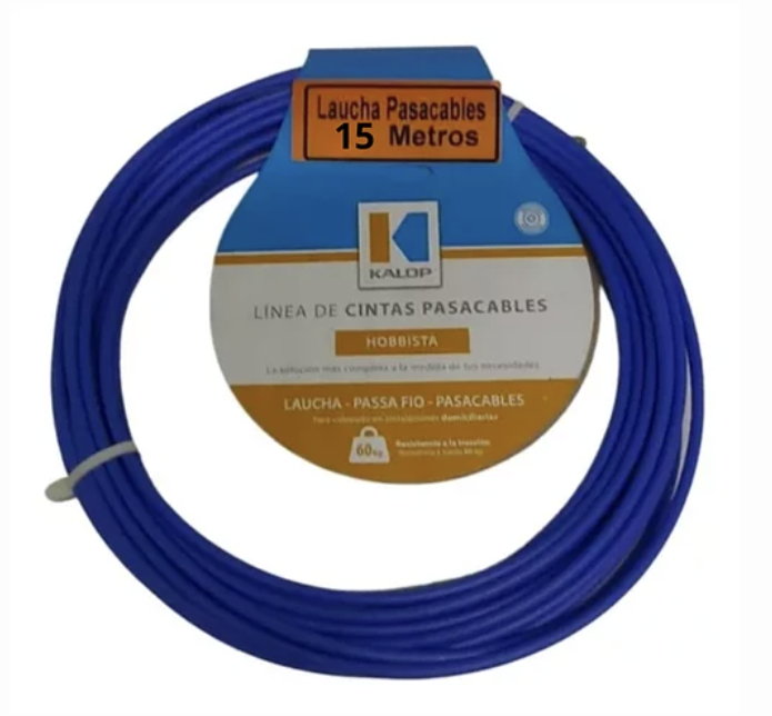 LAUCHA-CINTA PASACABLE POLIPROPILENO KALOP 15 MT