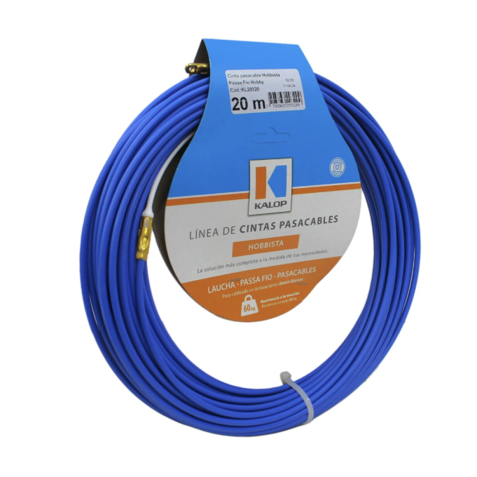 LAUCHA-CINTA PASACABLE POLIPROPILENO KALOP 20 MT