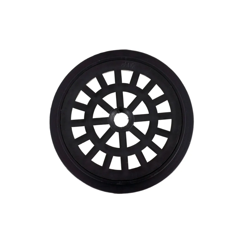 REJILLA PILETA PLASTICA 10CMS CUADRADA NEGRA