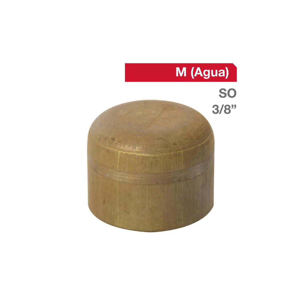 TAPA GORRO BRONCE SOLDAR 3/8 D IMAFLOW