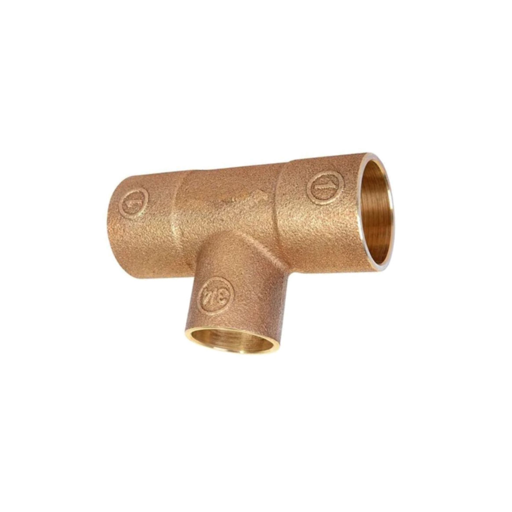 TEE BRONCE SOLDAR 1 X1 X 3/4
