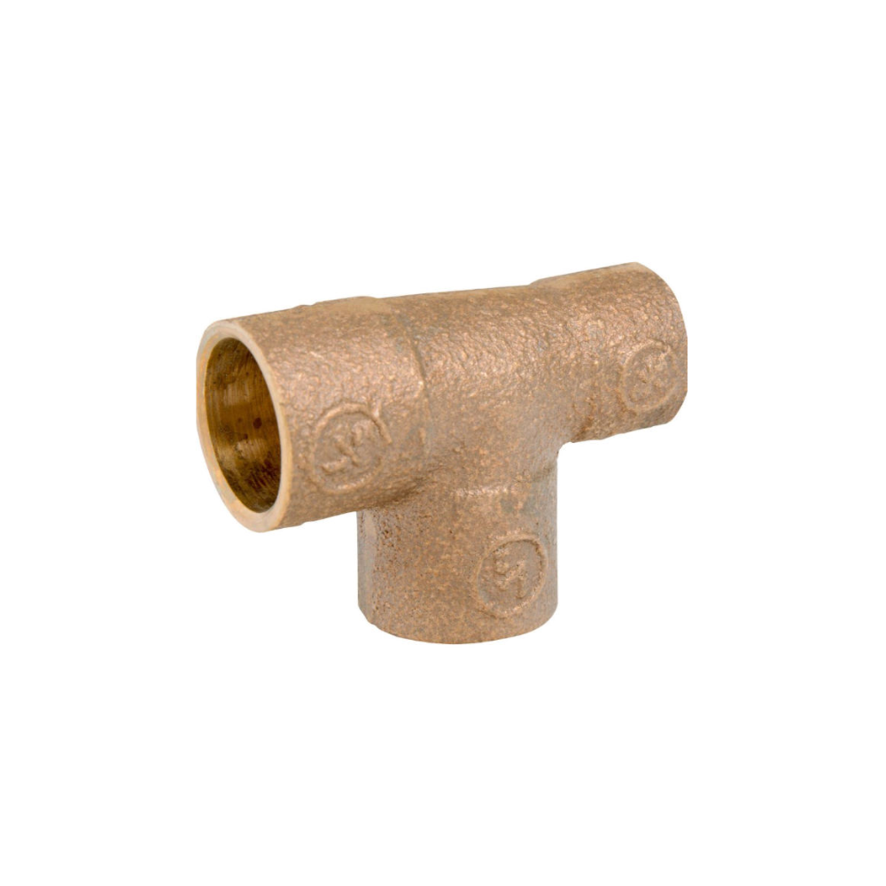 TEE BRONCE SOLDAR 1/2 X1/2 X 3/8