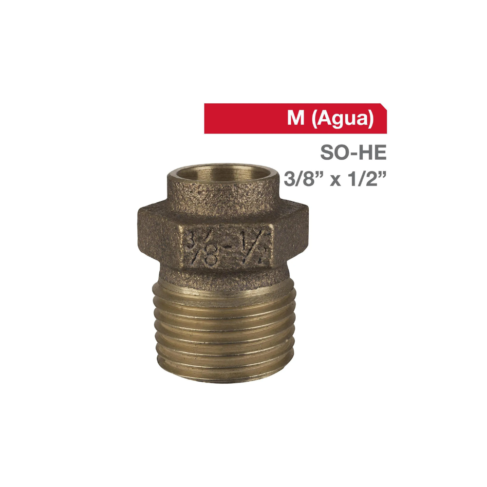 TERMINAL BRONCE SO-HE 3/8 X 1/2