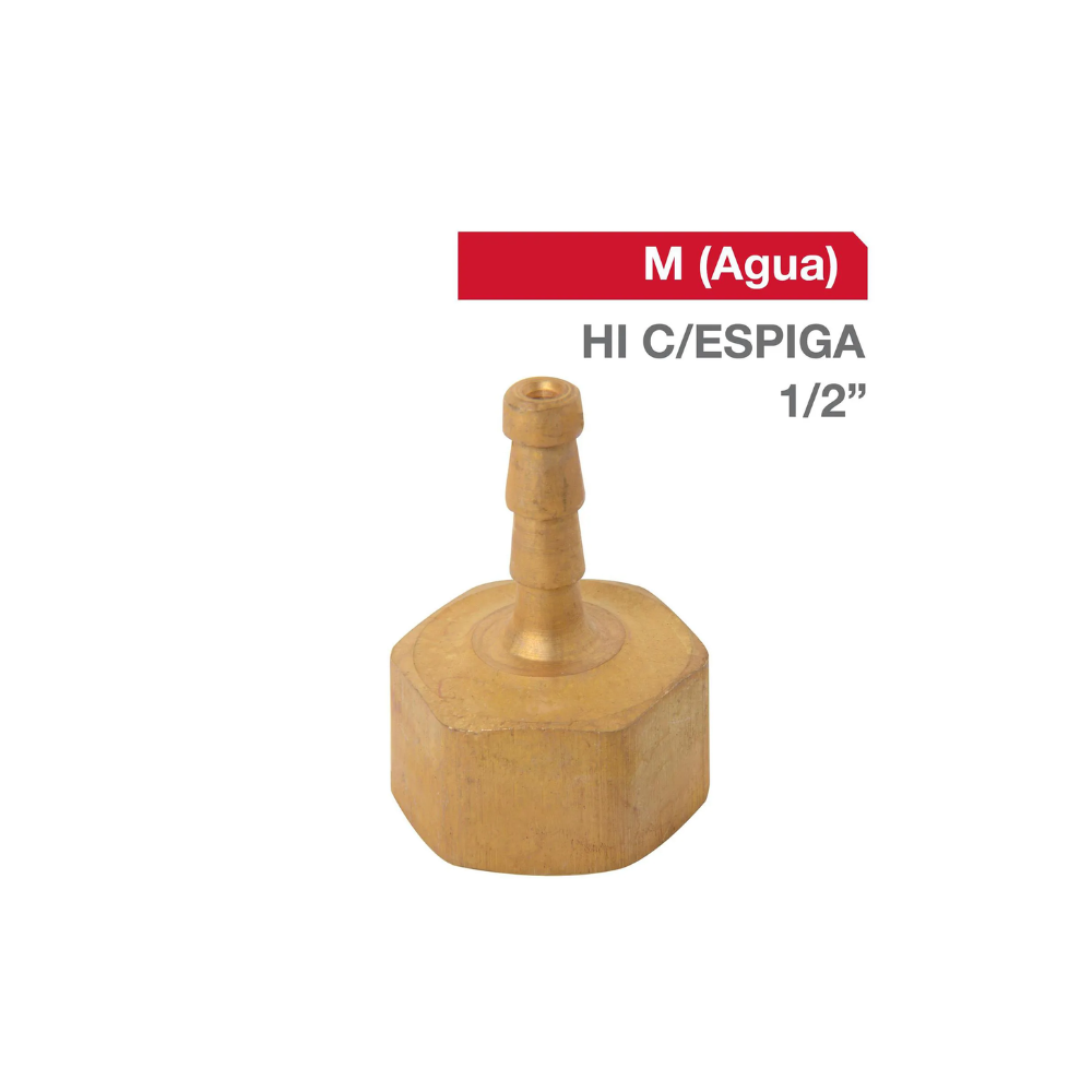 TETILLA BRONCE HE 1/2 C/ESPIGA 1/2