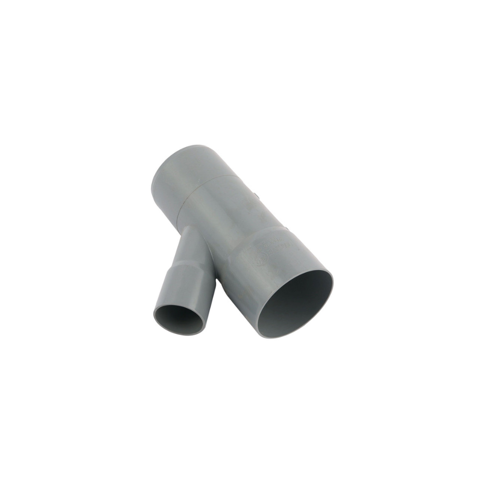 VEE PVC SANITARIO GRIS75MM X 40MM