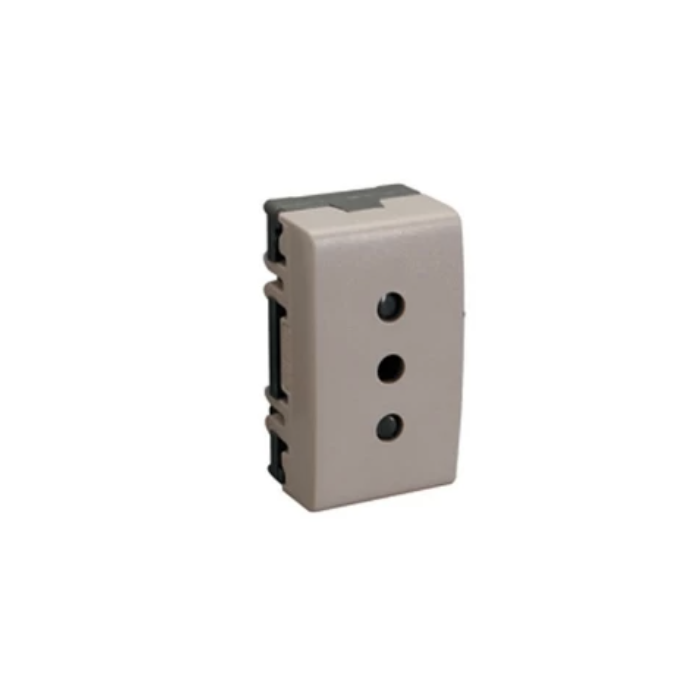 MODULO ENCHUFE 10A CAFÉ 7708 GENESIS MARISIO