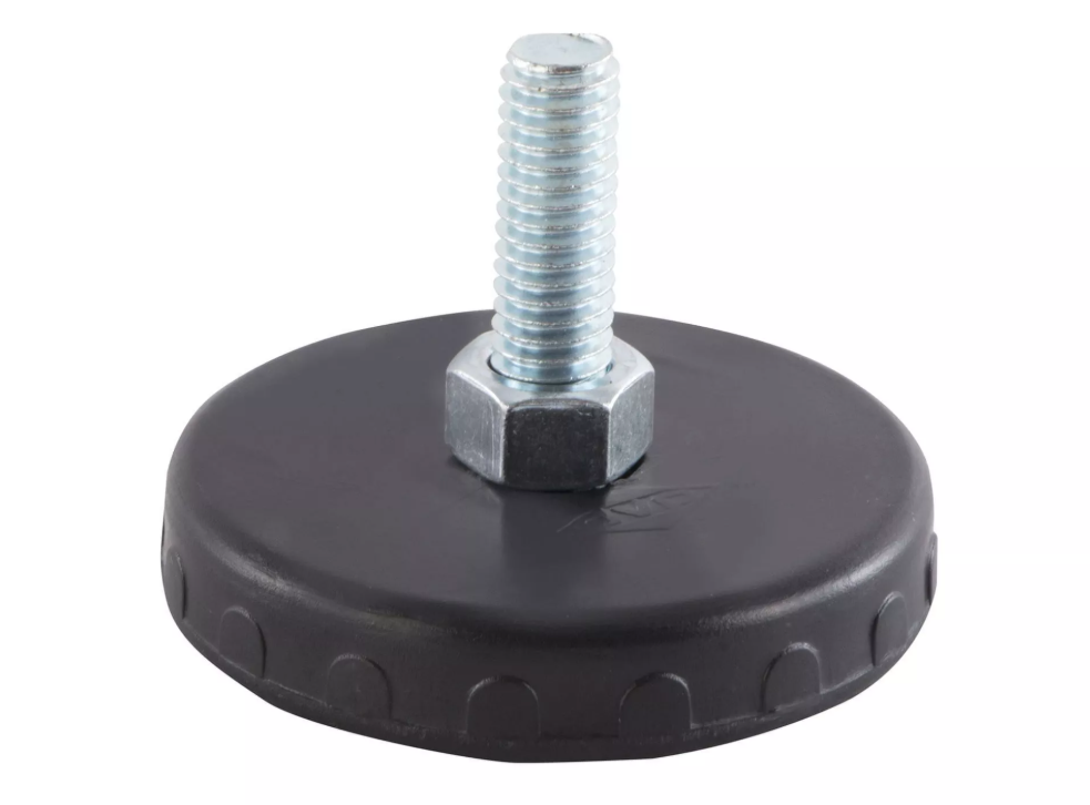 PATIN PLASTICO HILO 3/8X3/4 LARGO/BASE 40MM NE.