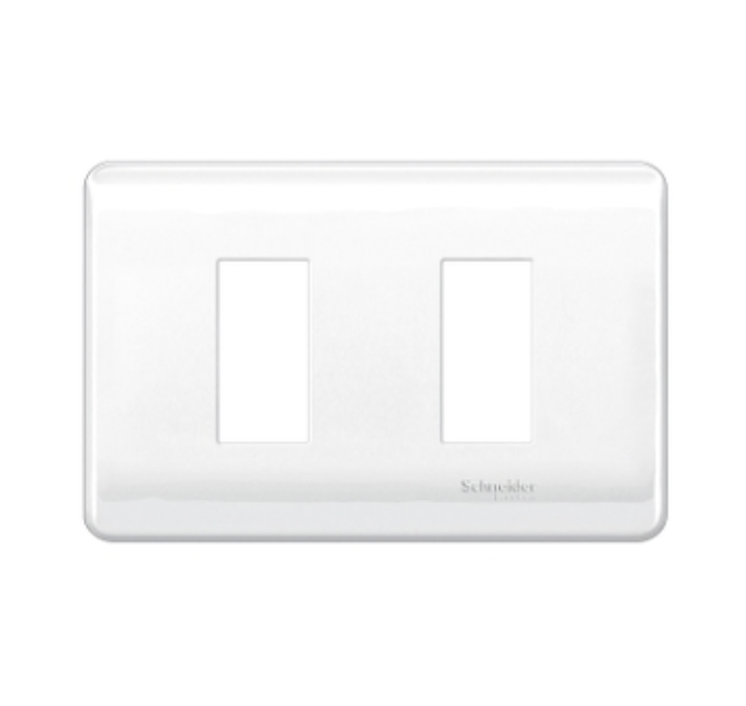 PLACA 2P CON SOPORTE BLANCO 7422 GENESIS MARISIO