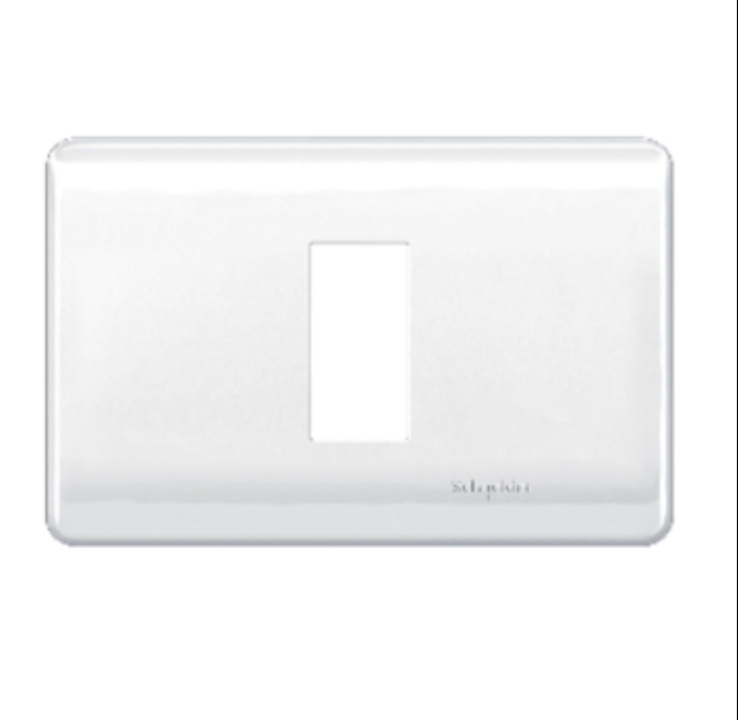 PLACA 1P CON SOPORTE BLANCO 7421 GENESIS MARISIO