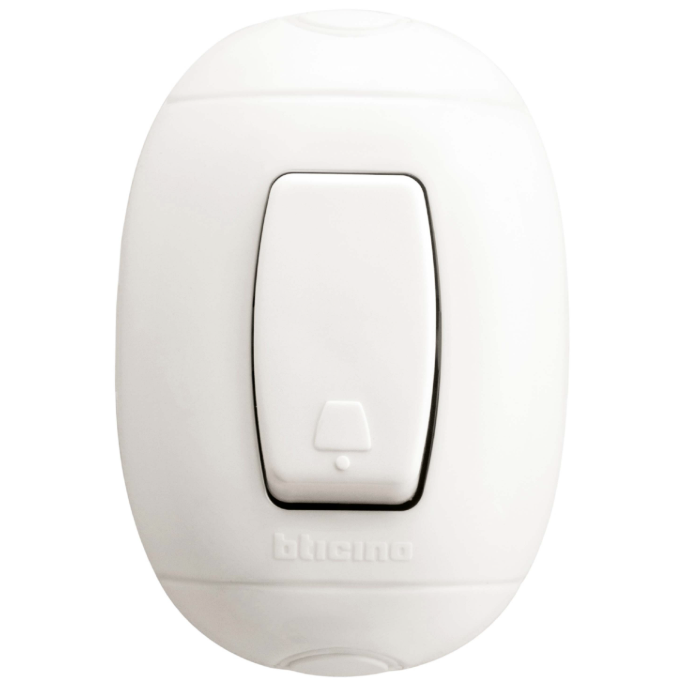 PULSADOR 10A OVALADO SOBREPONER BTICINO P59B