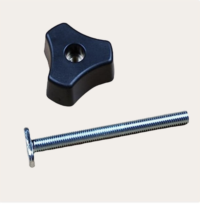 TOMA CON PERNO P/RIEL ALUMINIO