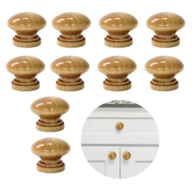 TIRADOR MADERA TORNEADO MEDIANO 14